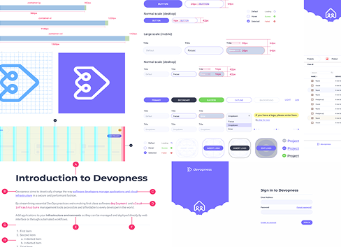 Case Devopness: telas do produto SaaS de DevOps