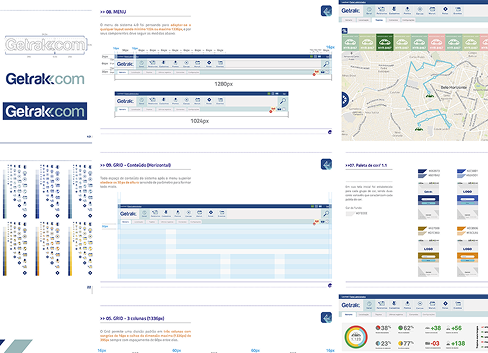 Case Getrak: branding e UI/UX para tecnologia de rastreamento veicular